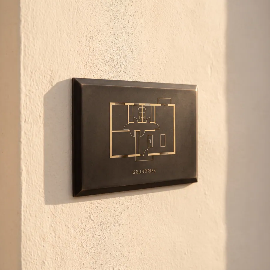 Schild Grundrissplanung